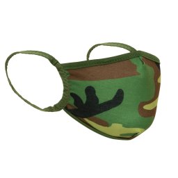 Rouška 3vrstvá WOODLAND vel. L-XL