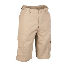 Kraťasy US typ BDU rip-stop předeprané KHAKI vel. 3XL