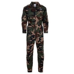 Kombinéza dětská s nášivkami WOODLAND vel. S