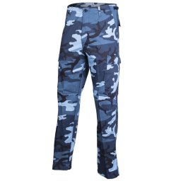 Kalhoty US BDU typ RANGER SKY BLUE CAMO vel. M