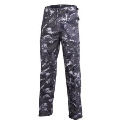 Kalhoty US BDU typ RANGER BLACK DIGITAL vel. XXL