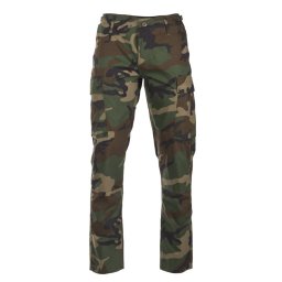 Kalhoty US BDU SLIM FIT polní rip-stop WOODLAND vel. S