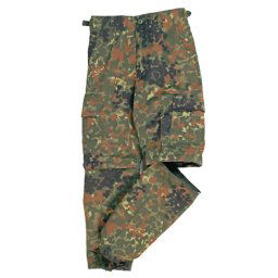MIL-TEC kalhoty dětské US BDU ZIP-OFF FLECKTARN vel.L / 152