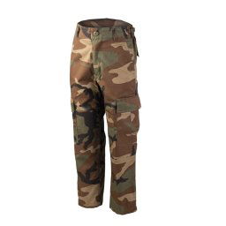 MIL-TEC kalhoty dětské US BDU WOODLAND vel.L / 152