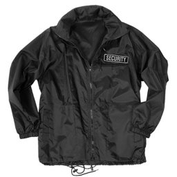 Bunda SECURITY windbreaker ČERNÁ vel. 3XL