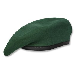 Baret vlněný BW CDO TMAVĚ ZELENÝ / JÄGERGRÜN vel. 57