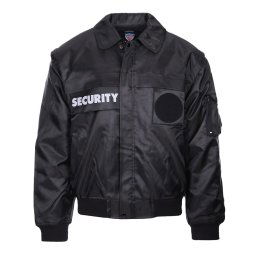 MIL-TEC bunda SECURITY s vložkou a odepín. rukávy ČERNÁ vel.L