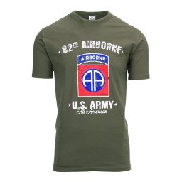 Triko 82nd AIRBORNE ZELENÉ vel. M