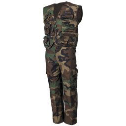 MFH komplet dětský vesta+kalhoty WOODLAND vel.L - 146/152