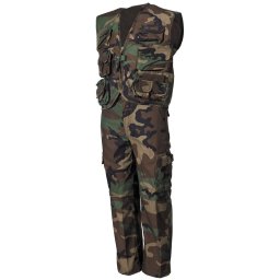 Komplet dětský vesta+kalhoty WOODLAND vel. XXL
