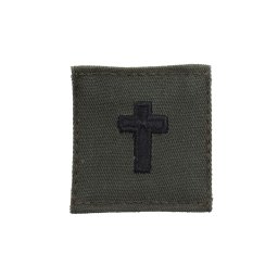 MILITARY RANGE nášivka VOJENSKÝ KNĚZ velcro ZELENÁ