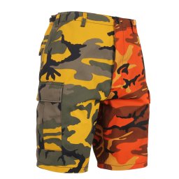 Kraťasy dvoubarevné BDU YELLOW/ORANGE CAMO vel. S