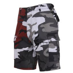 ROTHCO kraťasy dvoubarevné BDU RED/CITY CAMO vel.XS