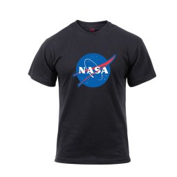 Triko se znakem NASA ČERNÉ vel. S