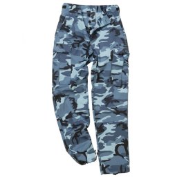 Kalhoty US BDU POLY polní SKY BLUE CAMO vel. XXL