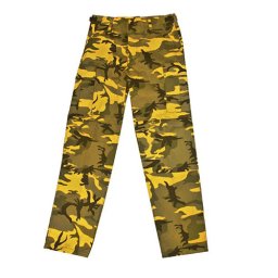 Kalhoty US BDU YELLOW CAMO MMB vel. S