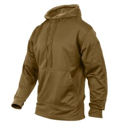 Mikina CONCEALED CARRY s kapucí COYOTE BROWN vel. S
