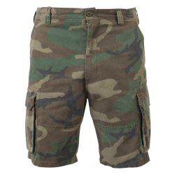 Kraťasy VINTAGE PARATROOPER WOODLAND vel. 4XL