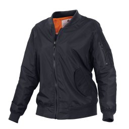 Bunda dámská bomber MA1 FLIGHT ČERNÁ vel. XL