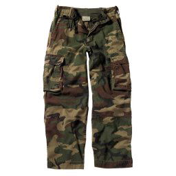 ROTHCO kalhoty dětské VINTAGE PARATROOPER WOODLAND vel.L