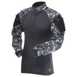 TRU-SPEC košile taktická COMBAT TRU 1/4 ZIP URBAN DIGITAL/ČERNÁ vel.XS-R