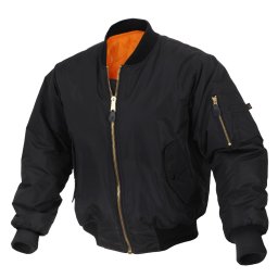 Bunda bomber ENHANCED MA1 FLIGHT ČERNÁ vel. L