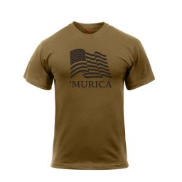 Triko MURICA US HNĚDÉ vel. M