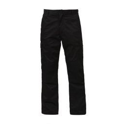 Kalhoty BDU RELAXED ZIPPER FLY ČERNÉ vel. S