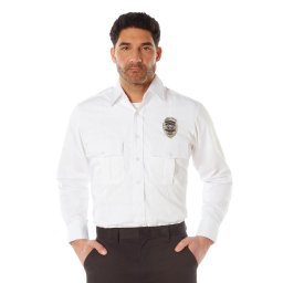 Košile POLICIE A SECURITY dl. rukáv BÍLÁ vel. XL