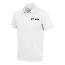 Polokošile s límečkem SECURITY krátký rukáv rychleschnoucí BÍLÉ vel. XL
