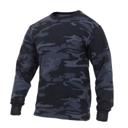 Triko s dlouhým rukávem MIDNIGHT BLUE CAMO vel. L