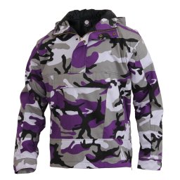 Bunda s kapucí PARKA US VIOLET CAMO vel. L