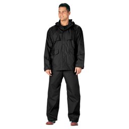 Komplet nepromokavý ROTHCO PVC ČERNÝ vel. M