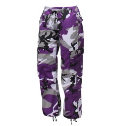 Kalhoty dámské PARATROOPER VIOLET CAMO vel. S