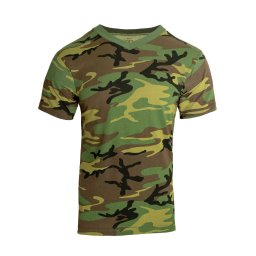 Triko V-NECK krátký rukáv WOODLAND vel. S