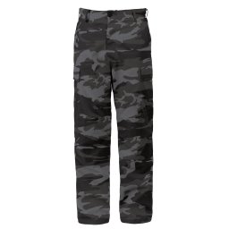 Kalhoty BDU BLACK CAMO vel. S