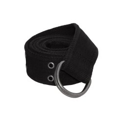 Opasek dámský VINTAGE D-RING ČERNÝ vel. 135