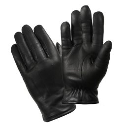 Rukavice kožené POLICE THERMOBLOCK ČERNÉ vel. S