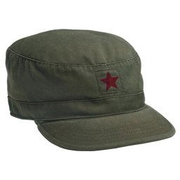 ROTHCO čepice VINTAGE FATIGUE RED STAR ZELENÁ vel.S (7)