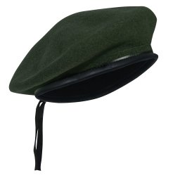 Baret MONTY vlněný ZELENÝ vel. S