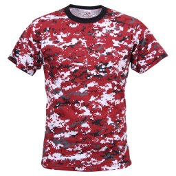 Triko DIGITAL RED CAMO vel. S