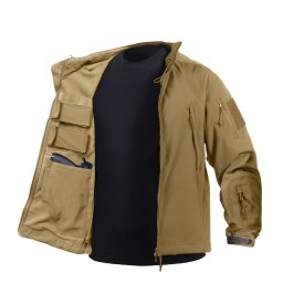 Bunda CONCEALED CARRY softshell COYOTE BROWN vel. L