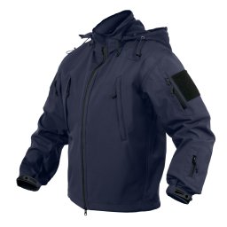 Bunda CONCEALED CARRY softshell MODRÁ vel. L