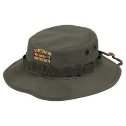 Klobouk VIETNAM VETERAN logo ZELENÝ vel. 7,75
