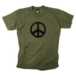 Triko PEACE ZELENÉ vel. XXL