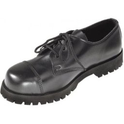 Boty BOOTS & BRACES 3 dírkové kožené ČERNÉ vel. EU 41