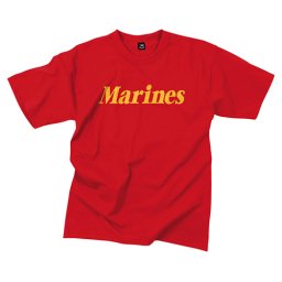 ROTHCO triko MARINES ČERVENÉ vel.S