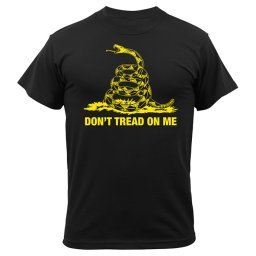 Triko DON´T TREAD ON ME ČERNÉ vel. L