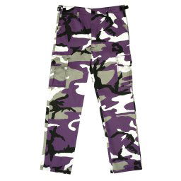 ROTHCO kalhoty dětské BDU VIOLET CAMO vel.L (14-16)