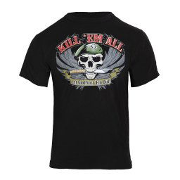 ROTHCO triko KILL’EM ALL ČERNÉ vel.XL
